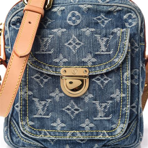 louis vuitton denim camera bag.